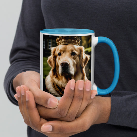 Golden Retriever- Mug with Color Inside V2