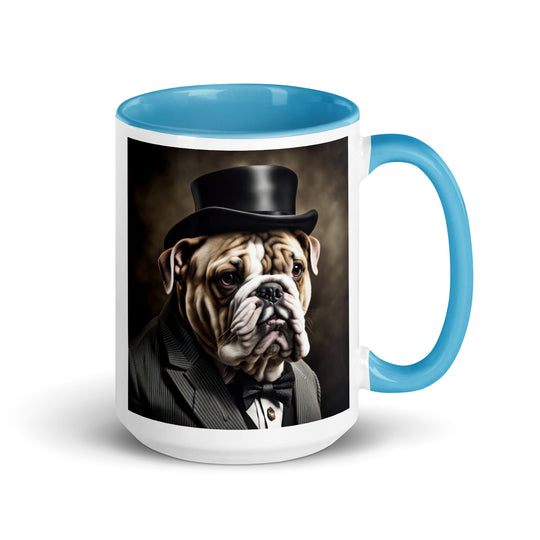 Bulldog- Mug with Color Inside