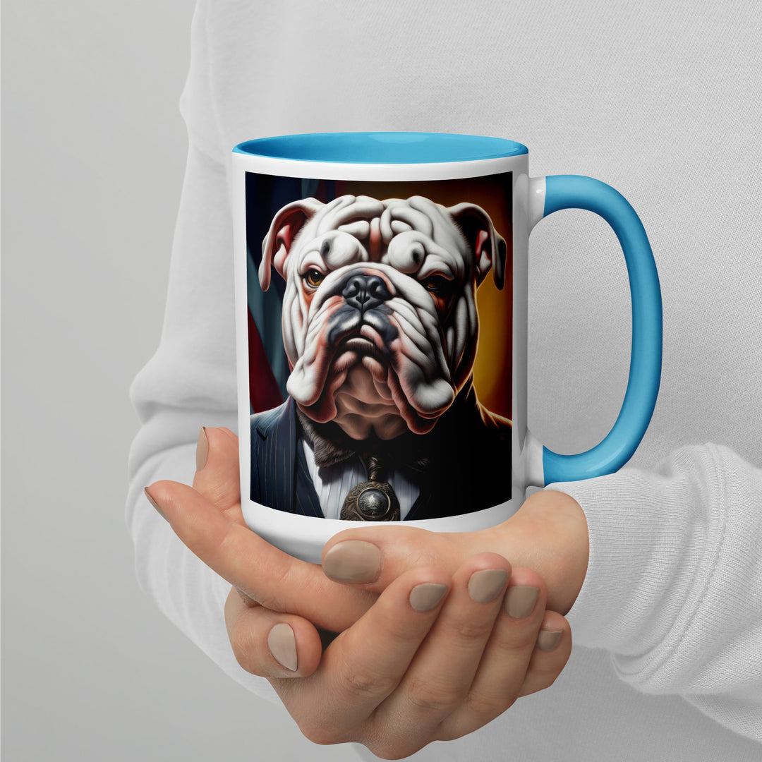 Bulldog- Mug with Color Inside v3