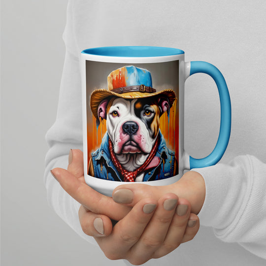 American Bulldog- Mug with Color Inside