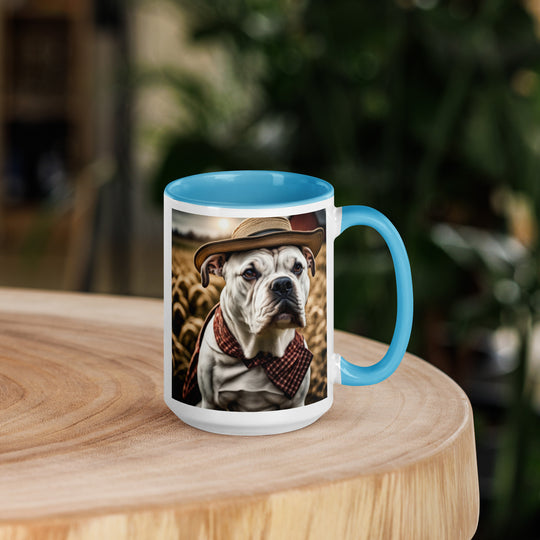 American Bulldog- Mug with Color Inside v3