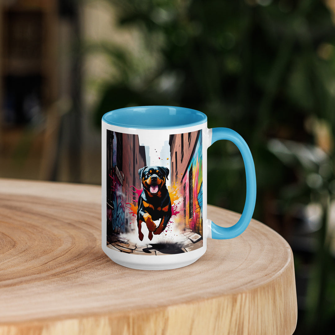 Rottweiler- Mug with Color Inside