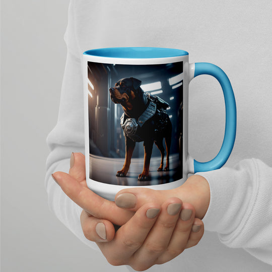 Rottweiler- Mug with Color Inside v2