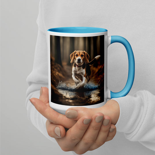 Beagle- Mug with Color Inside v3