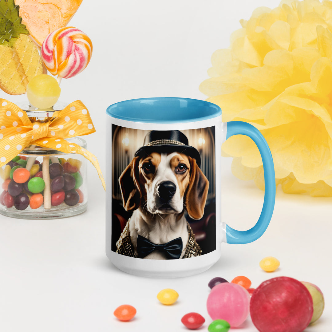 Beagle- Mug with Color Inside v4