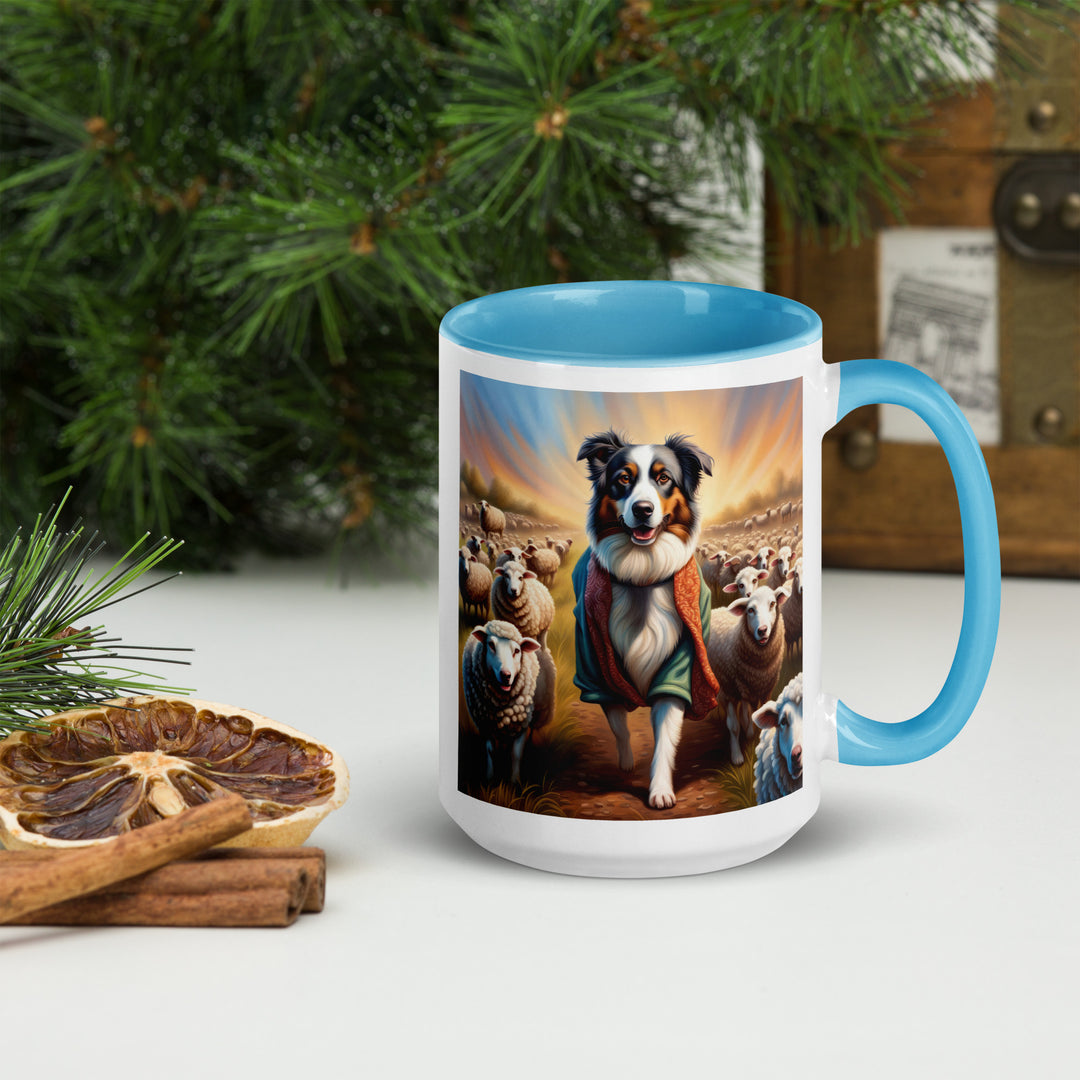 Australian Shepherd- Mug with Color Inside