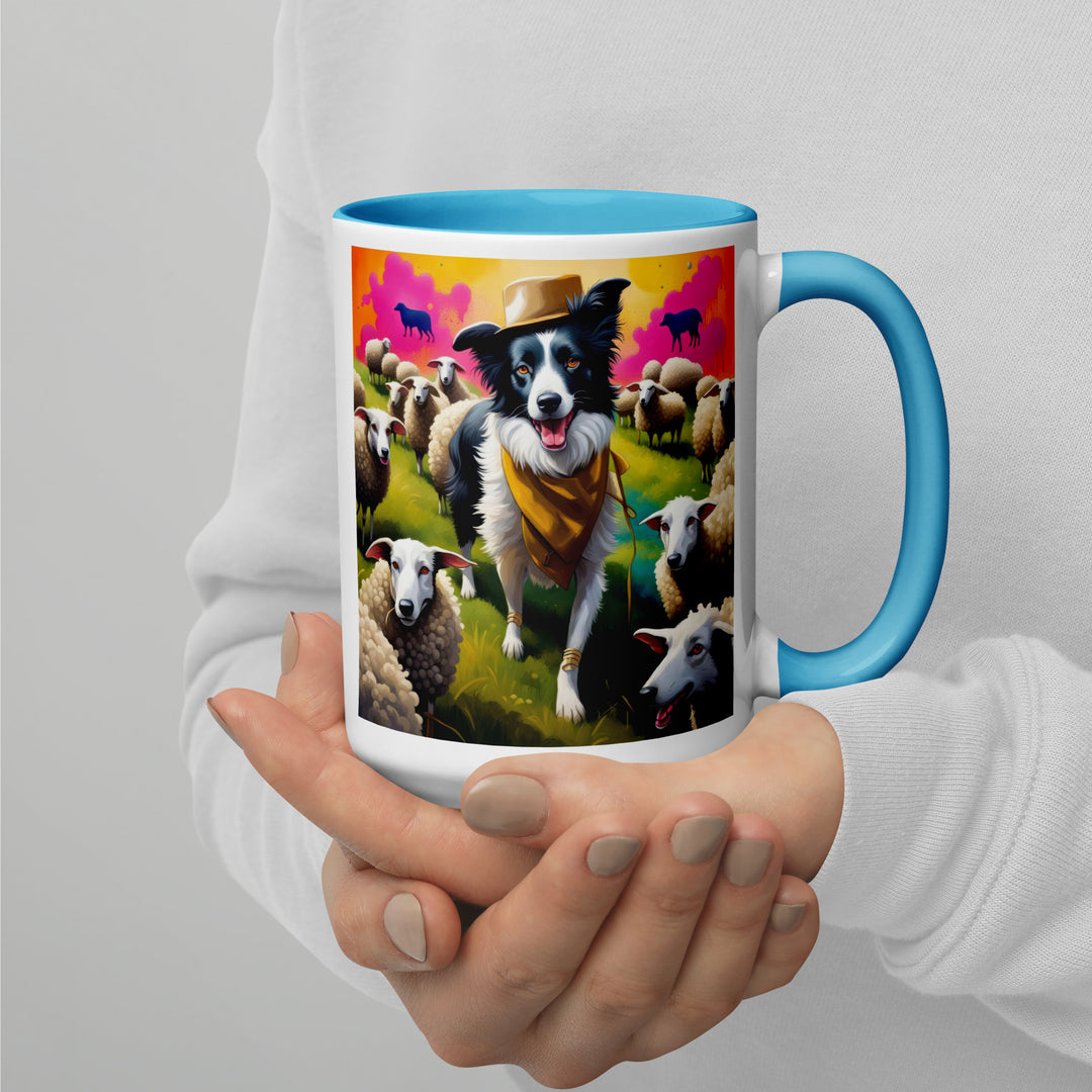 Australian Shepherd- Mug with Color Inside v2