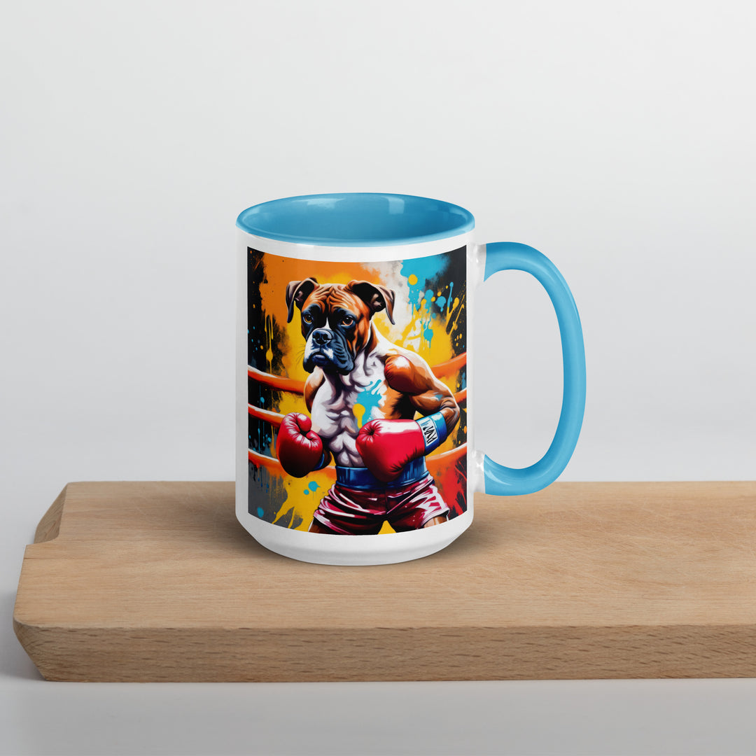 Boxer- Mug with Color Inside v4