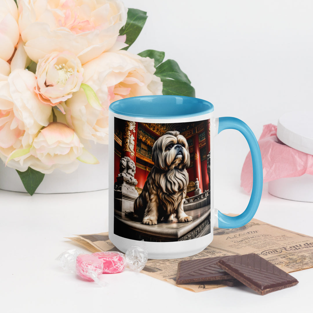 Shih Tzu- Mug with Color Inside v5