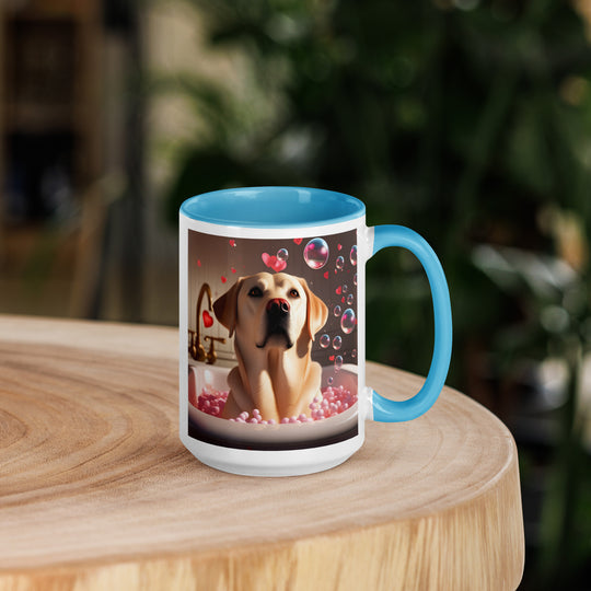 Labrador Retriever Romantic- Mug with Color Inside