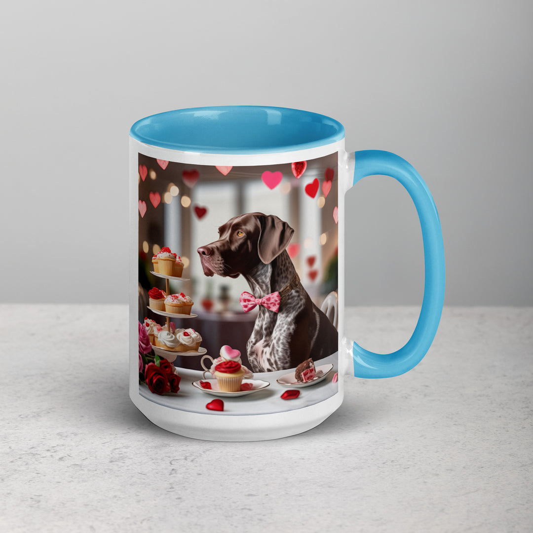 German Shorthaired Pointer Romantic- Mug with Color Inside