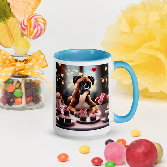 Boxer Romantic- Mug with Color Inside v2