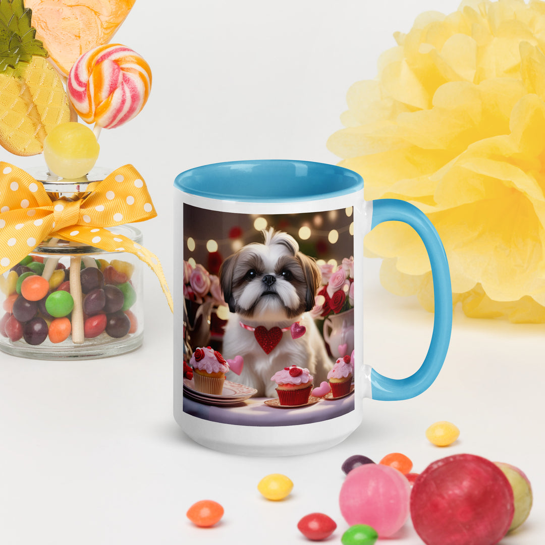 Shih Tzu Romantic- Mug with Color Inside