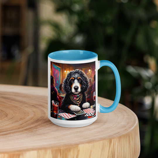 Bernedoodle General- Mug with Color Inside v2