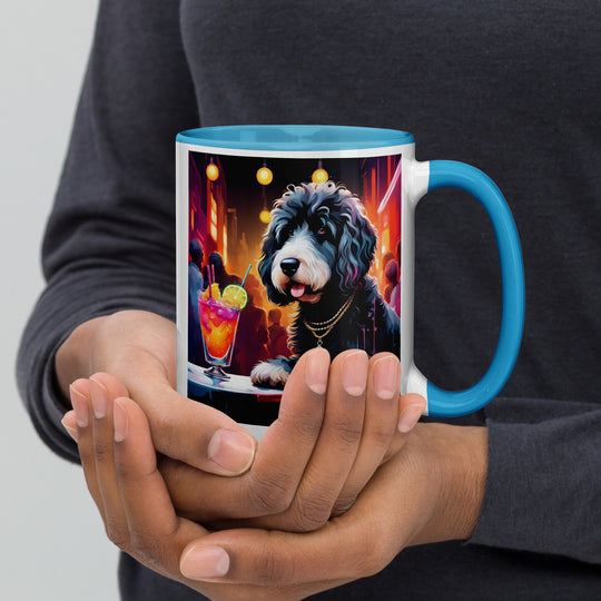 Bernedoodle General- Mug with Color Inside v4