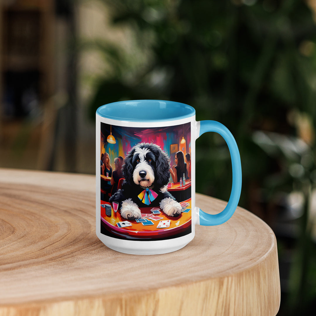 Bernedoodle General- Mug with Color Inside v5