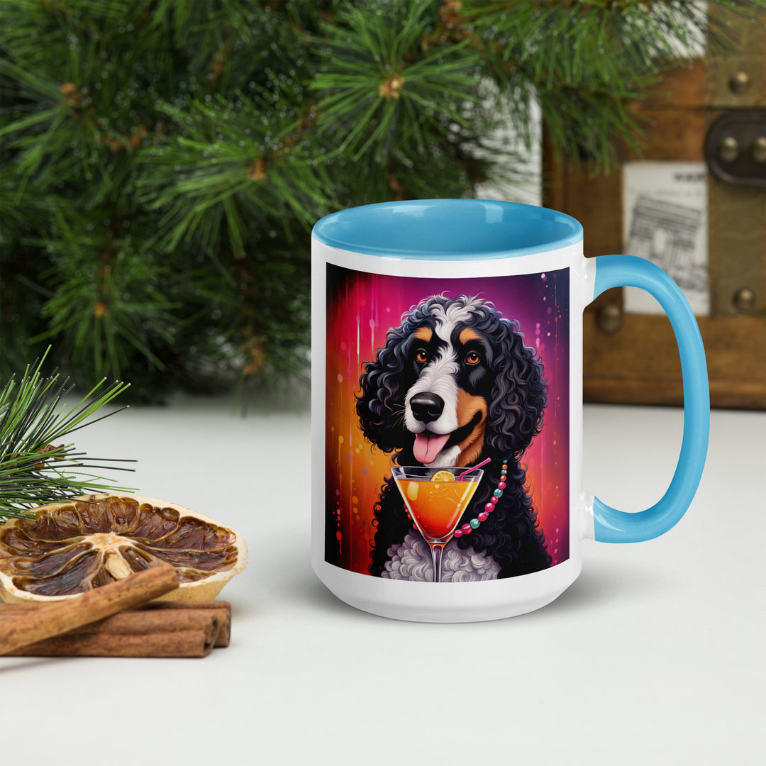 Bernedoodle General- Mug with Color Inside v6