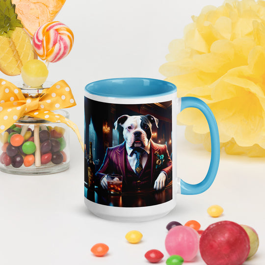 Catahoula Bulldog General- Mug with Color Inside v11