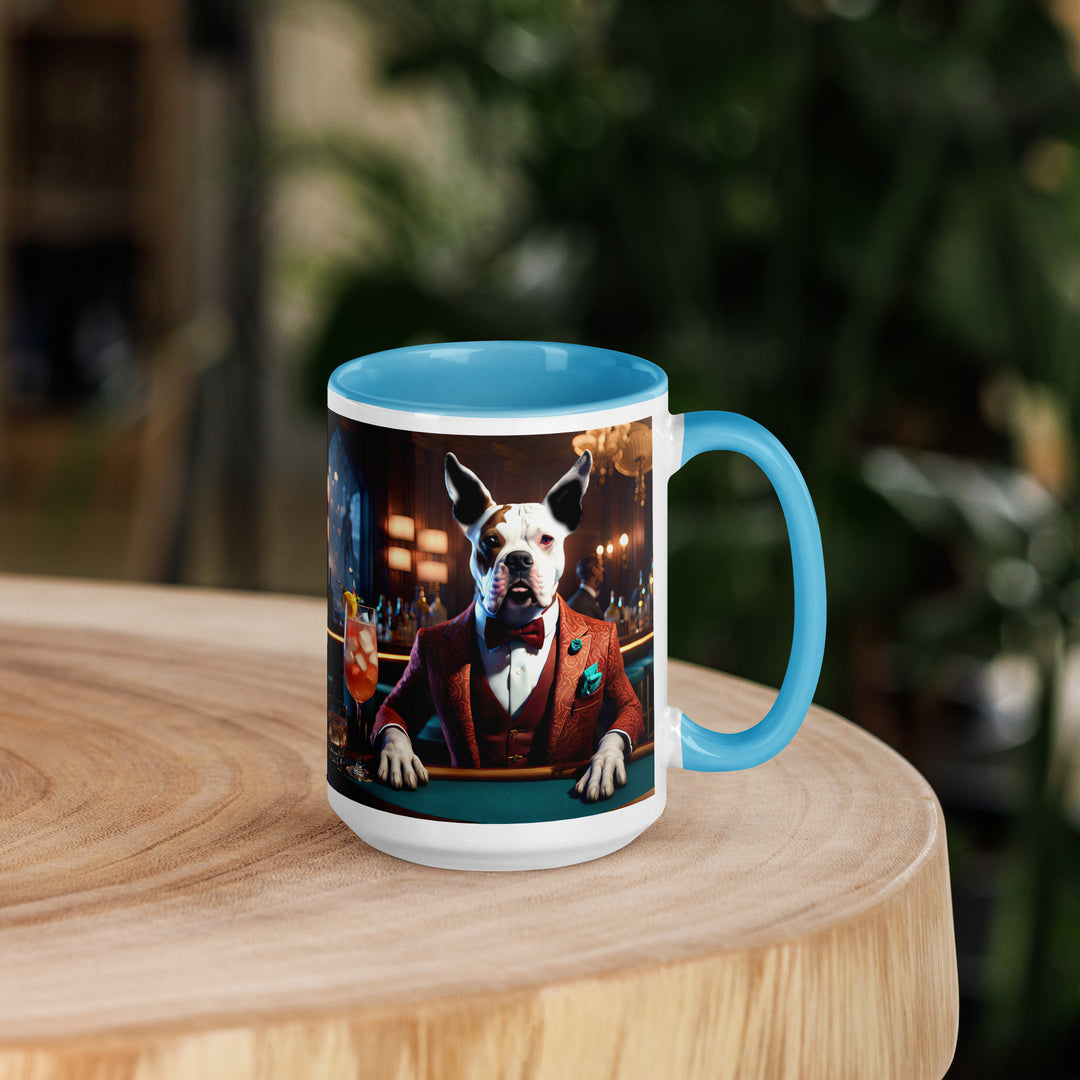 Catahoula Bulldog General- Mug with Color Inside v12