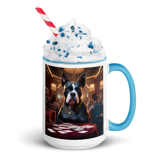 Catahoula Bulldog General- Mug with Color Inside v13