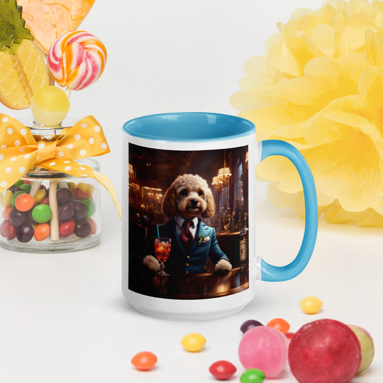 Cavapoo General- Mug with Color Inside v4