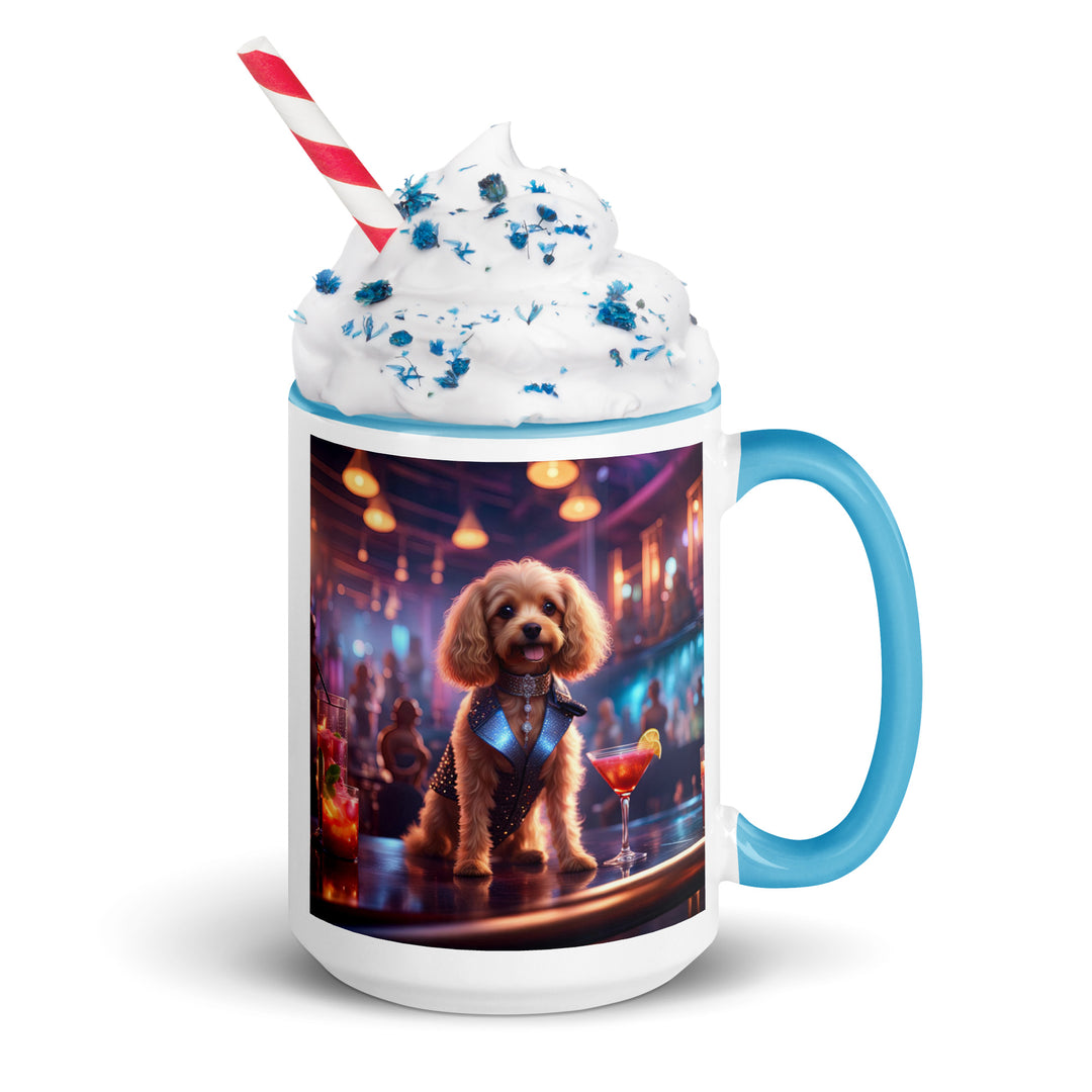 Cavapoo General- Mug with Color Inside v7