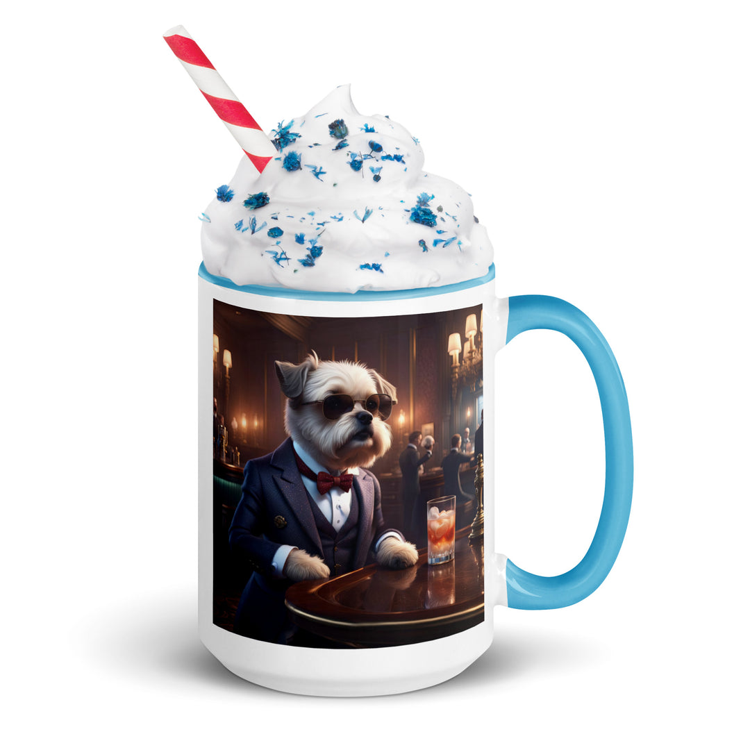 Cavapoo General- Mug with Color Inside v14