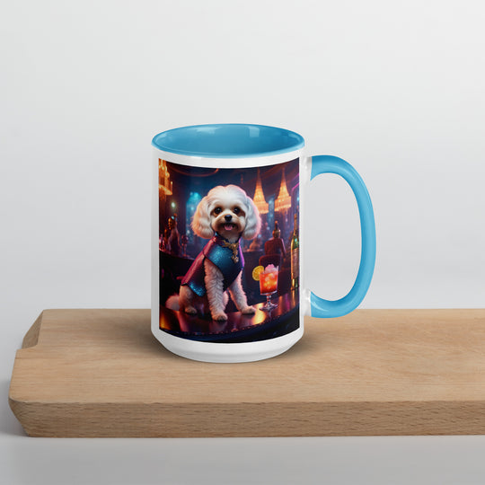 Cavapoo General- Mug with Color Inside v23