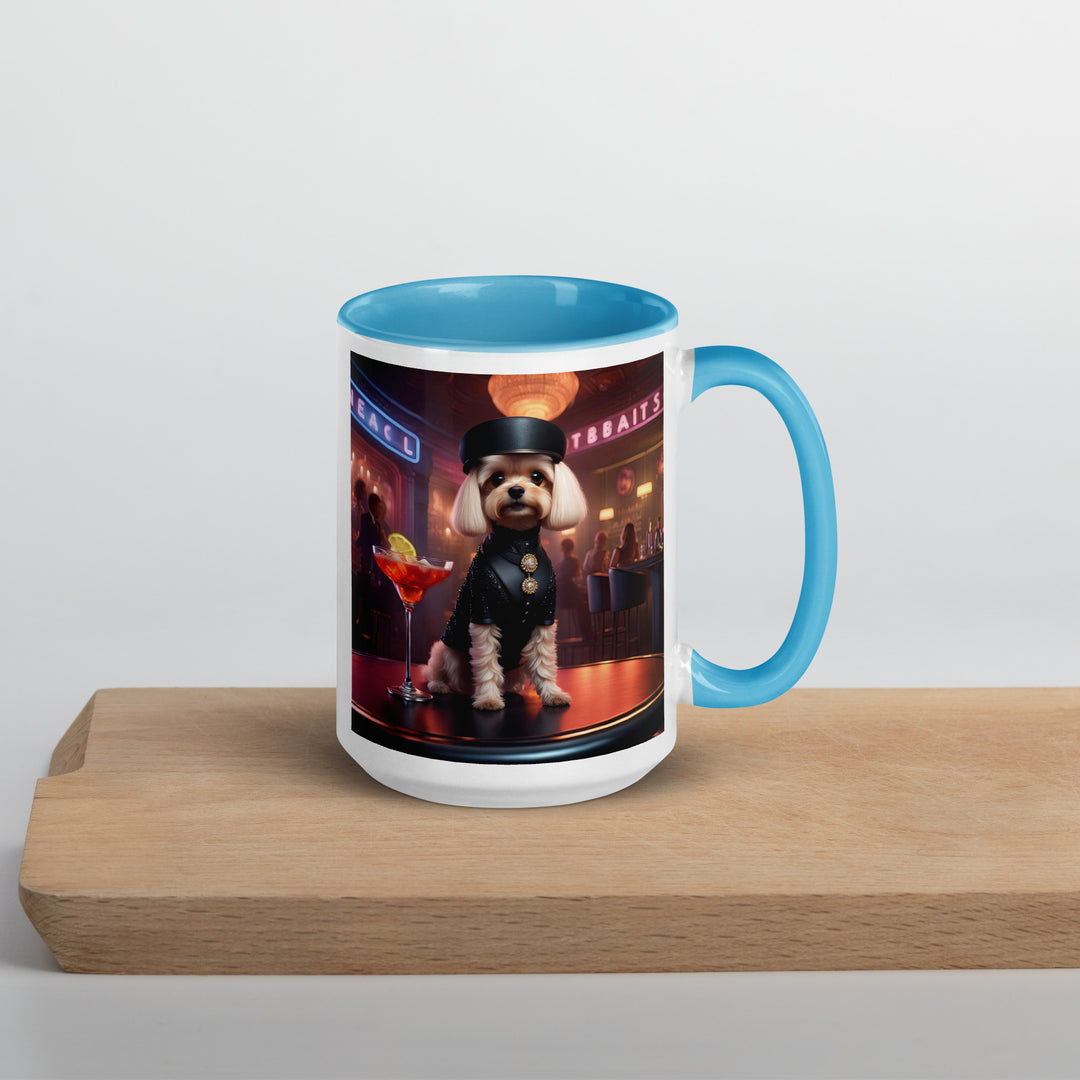 Cavapoo General- Mug with Color Inside v27