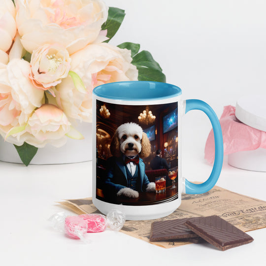 Cavapoo General- Mug with Color Inside v28