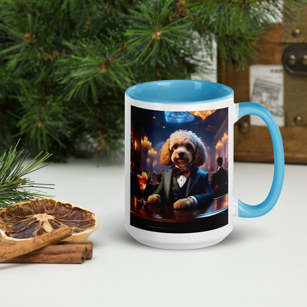 Cavapoo General- Mug with Color Inside v31