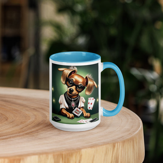 Chiweenie General- Mug with Color Inside