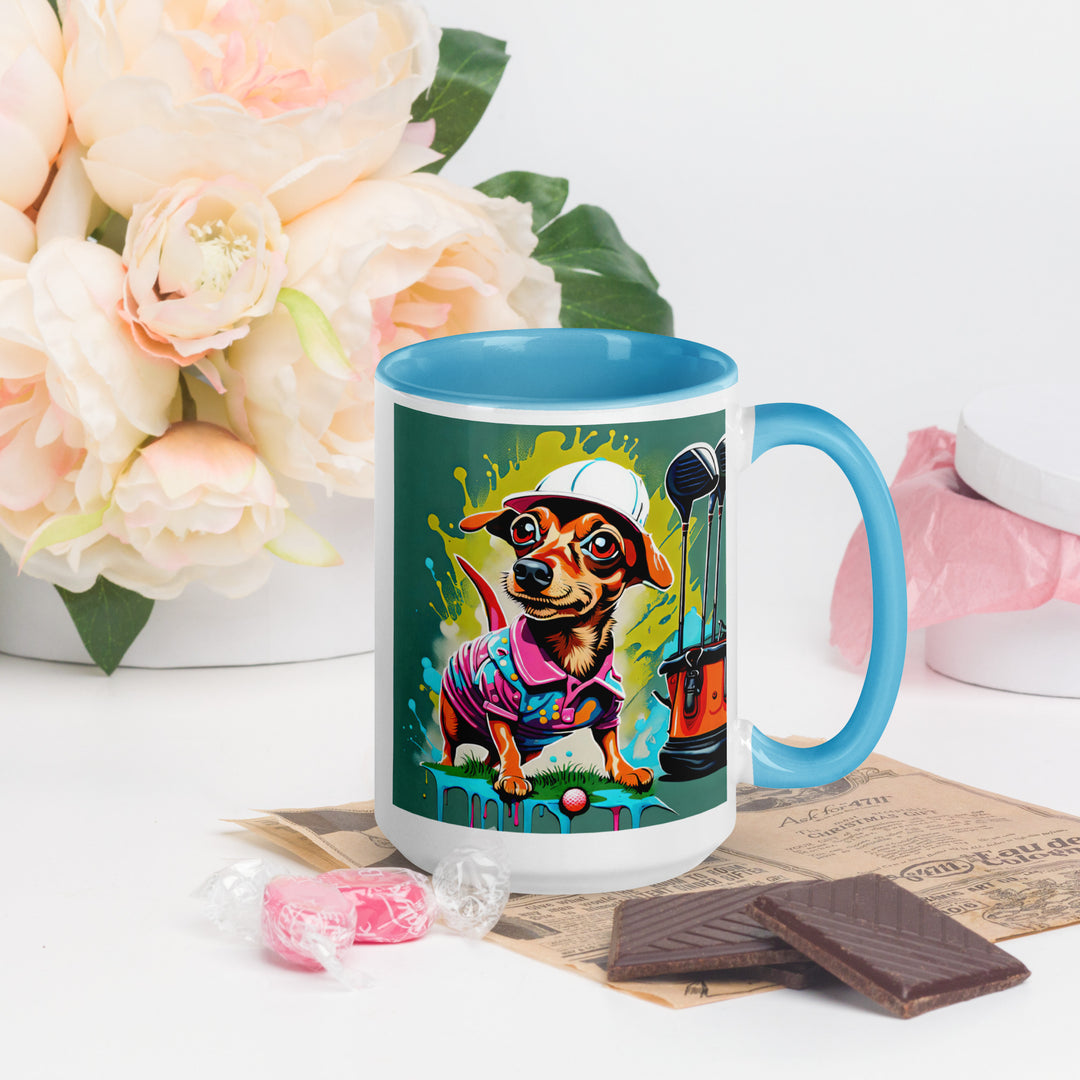 Chiweenie General- Mug with Color Inside v12