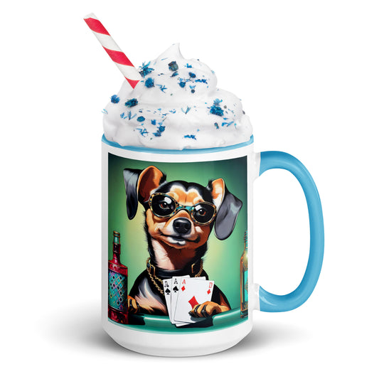 Chiweenie General- Mug with Color Inside v13