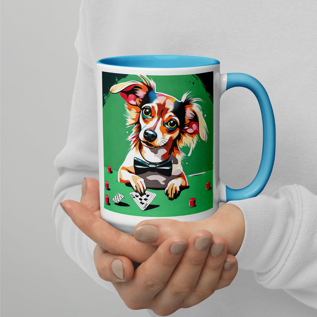 Chiweenie General- Mug with Color Inside v17