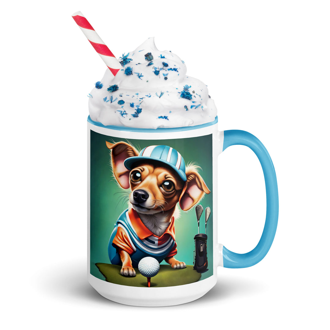 Chiweenie General- Mug with Color Inside v18