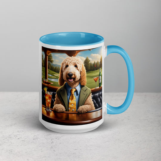 Goldendoodle- Mug with Color Inside v4