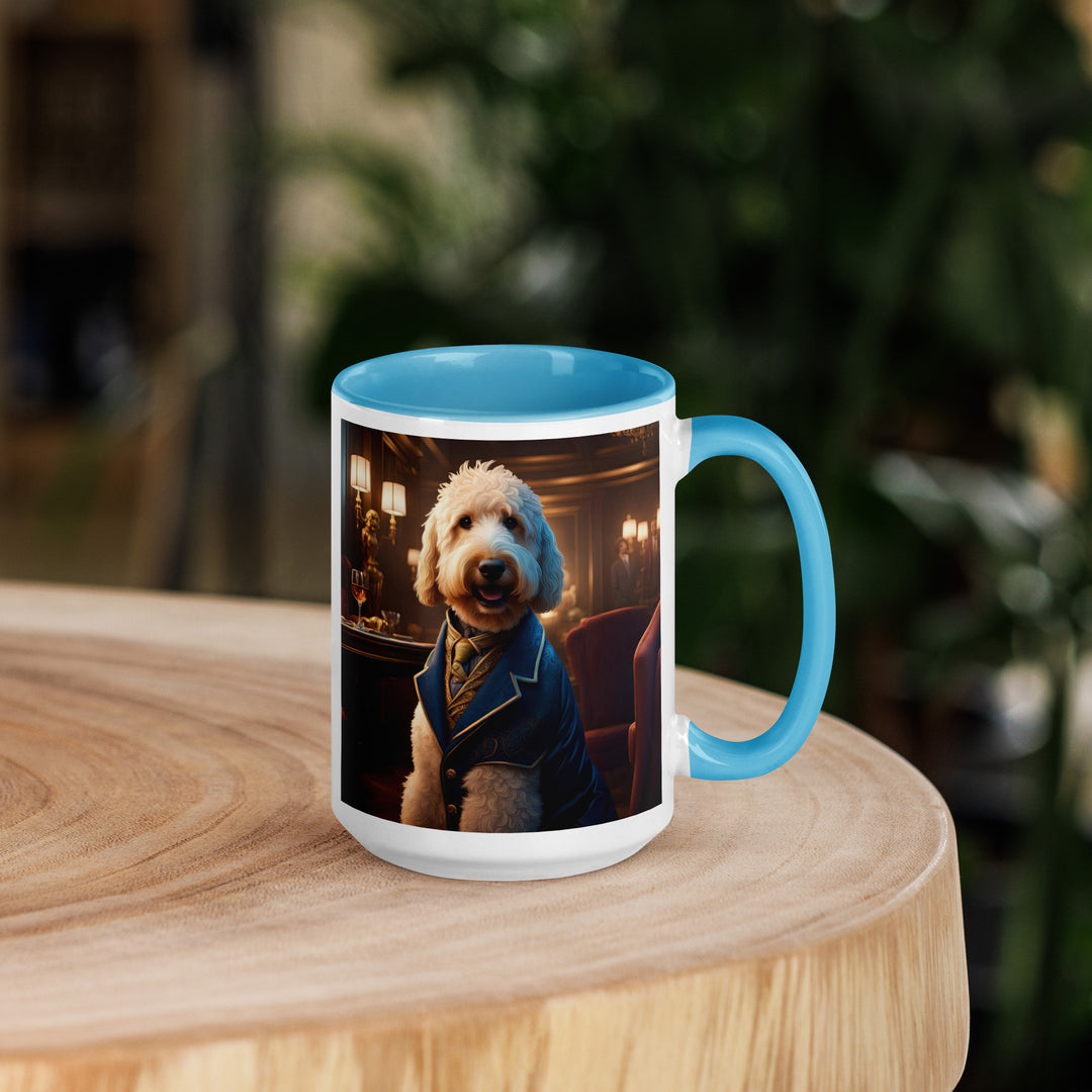 Goldendoodle- Mug with Color Inside v5