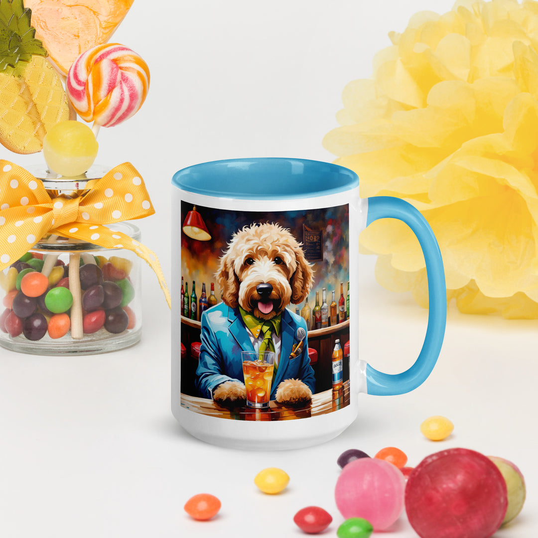 Goldendoodle- Mug with Color Inside v6