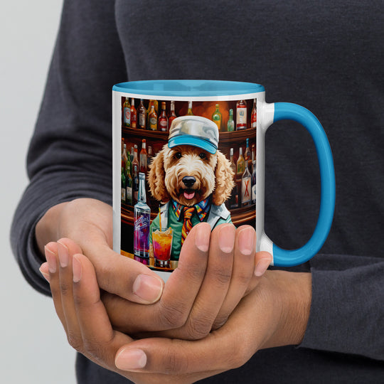 Goldendoodle- Mug with Color Inside v8