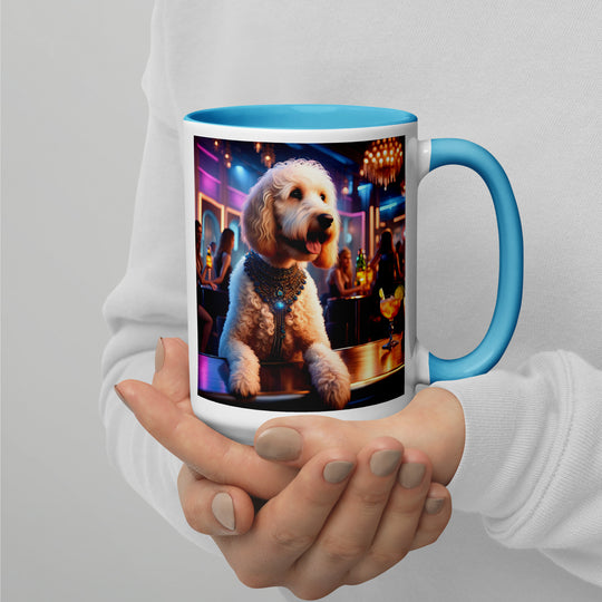 Goldendoodle- Mug with Color Inside v9