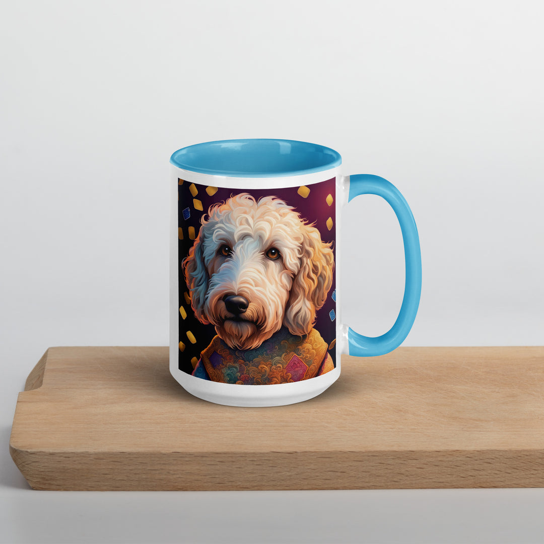 Goldendoodle- Mug with Color Inside v12