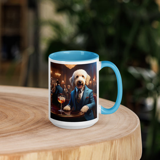 Goldendoodle- Mug with Color Inside v15