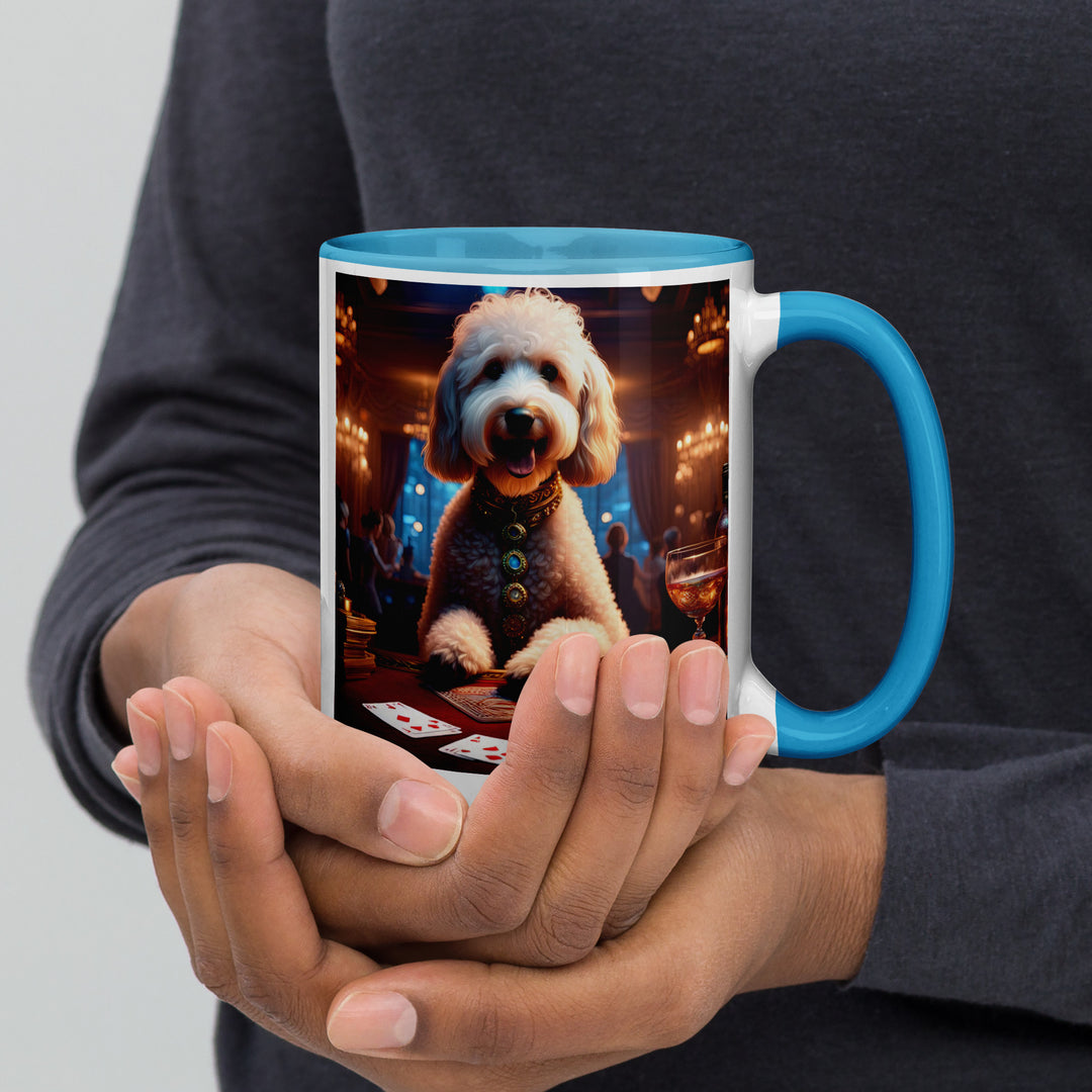 Goldendoodle- Mug with Color Inside v16