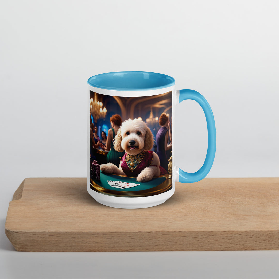 Goldendoodle- Mug with Color Inside v20