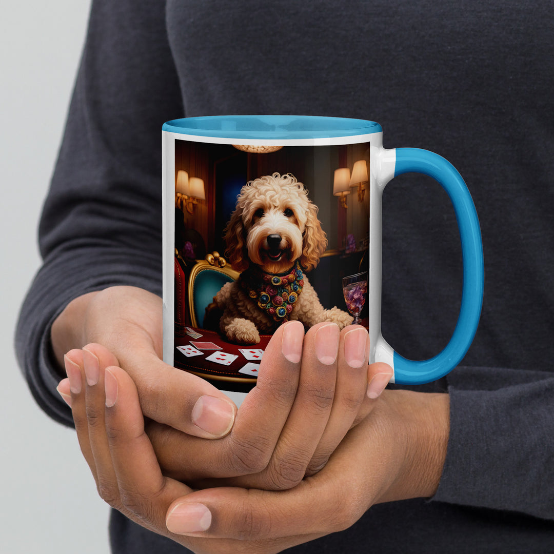 Goldendoodle- Mug with Color Inside v21