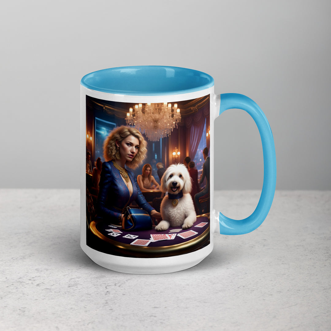 Goldendoodle- Mug with Color Inside v22