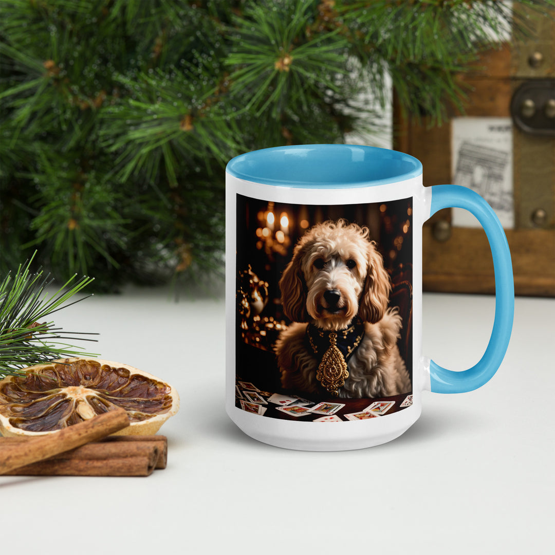 Goldendoodle- Mug with Color Inside v23