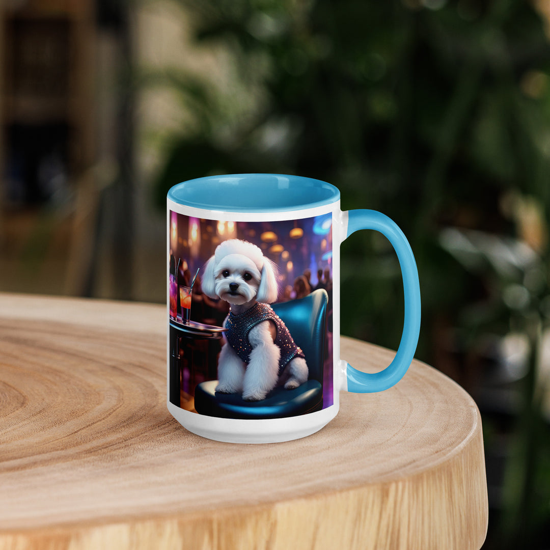 Maltipoo General- Mug with Color Inside v12