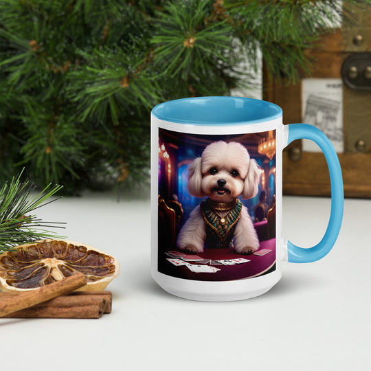 Maltipoo General- Mug with Color Inside v13